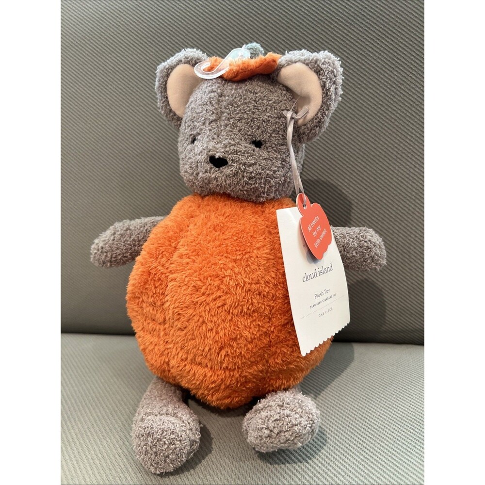 Cloud Island Halloween 12" Mouse Pumpkin Costume Baby Plush Toy Target New